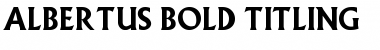 Download Albertus Bold Font Title Preview