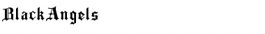 Download BlackAngels Regular Font Title Preview