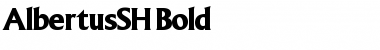 Download AlbertusSH Bold Font Title Preview