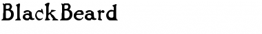 Download BlackBeard BlackBeard Font Title Preview