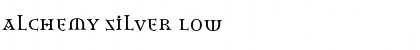 Download Alchemy Silver Low Regular Font Title Preview