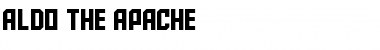Download Aldo the Apache Regular Font Title Preview