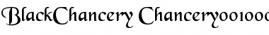 Download BlackChancery Chancery Font Title Preview
