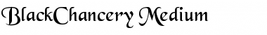 Download BlackChancery Medium Font Title Preview