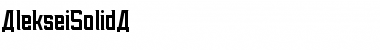 Download AlekseiSolidA Regular Font Title Preview