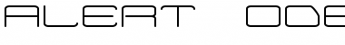 Download Alert-CodeOne Regular Font Title Preview