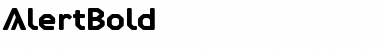 Download AlertBold Regular Font Title Preview