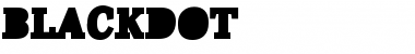 Download BlackDot Regular Font Title Preview