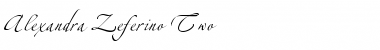 Download Alexandra Zeferino Two Regular Font Title Preview