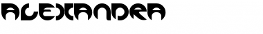 Download alexandra Regular Font Title Preview
