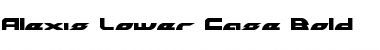 Download Alexis Lower Case Bold Lower Case Bold Font Title Preview