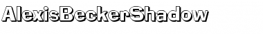 Download AlexisBeckerShadow Normal Font Title Preview
