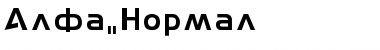 Download Alfa Normal Font Title Preview