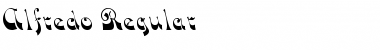 Download Alfredo Regular Font Title Preview