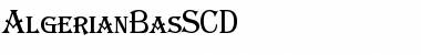 Download AlgerianBasSCD Regular Font Title Preview