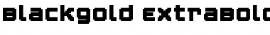 Download Blackgold ExtraBold Font Title Preview
