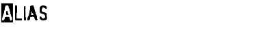 Download Alias Normal Font Title Preview