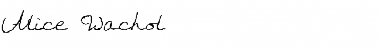 Download Alice Wachol Regular Font Title Preview