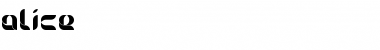 Download Alice Alice Font Title Preview