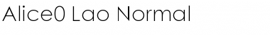 Download Alice0 Lao Regular Font Title Preview