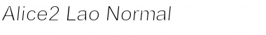 Download Alice2 Lao Regular Font Title Preview