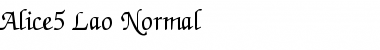 Download Alice5 Lao Regular Font Title Preview