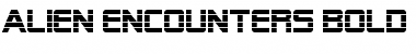 Download Alien Encounters Bold Font Title Preview