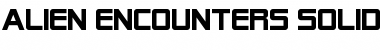 Download Alien Encounters Solid Regular Font Title Preview