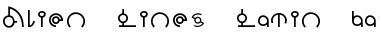 Download Alien Sans Latin basic Regular Font Title Preview