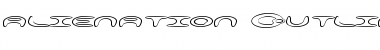 Download alienation Outline Font Title Preview