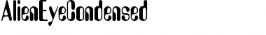 Download AlienEyeCondensed Regular Font Title Preview