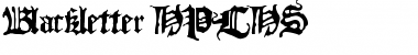 Download Blackletter HPLHS Font Title Preview
