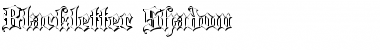 Download Blackletter Shadow Regular Font Title Preview