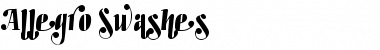 Download Allegro Swashes Regular Font Title Preview