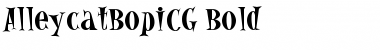 Download AlleycatBopICG Bold Font Title Preview