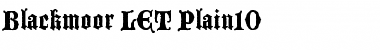 Download Blackmoor LET Plain Font Title Preview