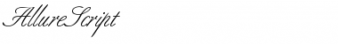 Download AllureScript Regular Font Title Preview