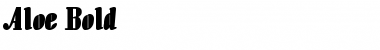 Download Aloe Bold Font Title Preview