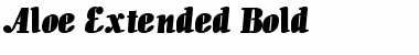 Download Aloe Extended Bold Font Title Preview