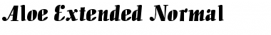 Download Aloe Extended Normal Font Title Preview