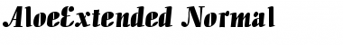 Download AloeExtended Normal Font Title Preview