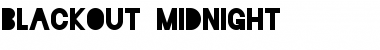Download Blackout Midnight Font Title Preview