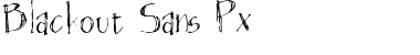 Download Blackout Sans Regular Font Title Preview
