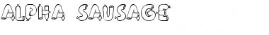 Download Alpha Sausage Regular Font Title Preview