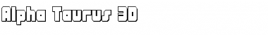 Download Alpha Taurus 3D 3D Font Title Preview