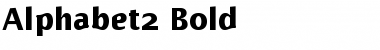 Download Alphabet2 Bold Font