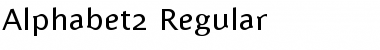 Download Alphabet2 Regular Font