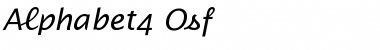 Download Alphabet4 Regular Font Title Preview