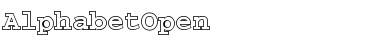Download AlphabetOpen Regular Font Title Preview