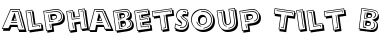 Download AlphabetSoup Tilt BT Tilt Font Title Preview